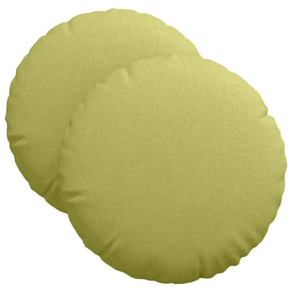 Sittkuddar 2 pcs Ljusgrön Ø40 x 13 cm tyg