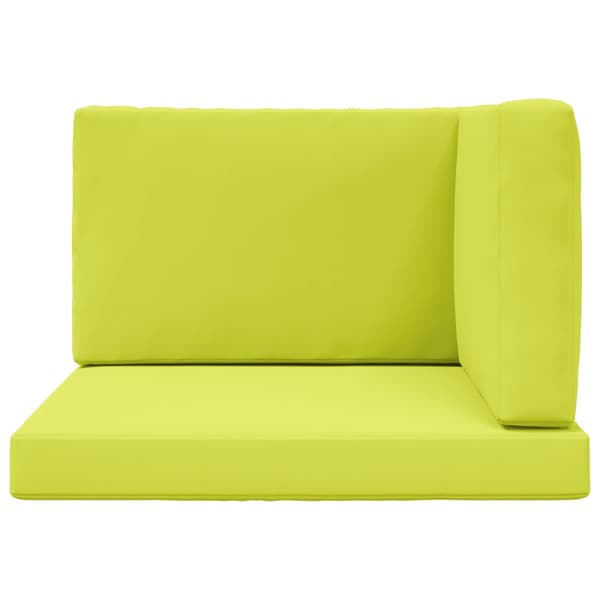 Utomhus Soffa Kudde 3 pcs Grön Polyester