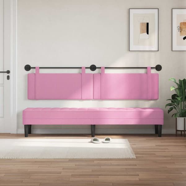 Hängande Huvudgavel Rosa tyg