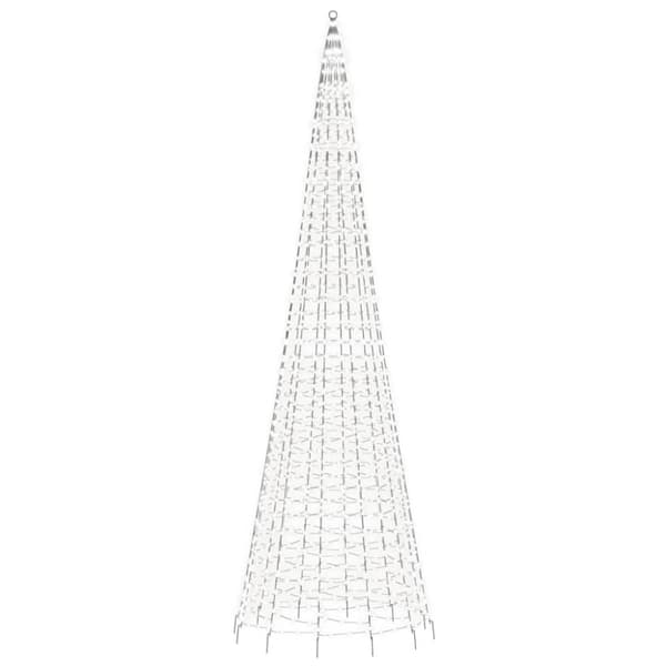 LED julgran 1534 LEDs kallvit 500 cm