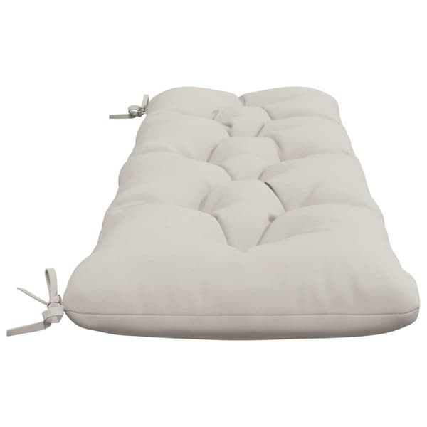 2-delade Bänk Kuddar VIANEN 100% Polyester Vit 150 x 40 x 12 cm