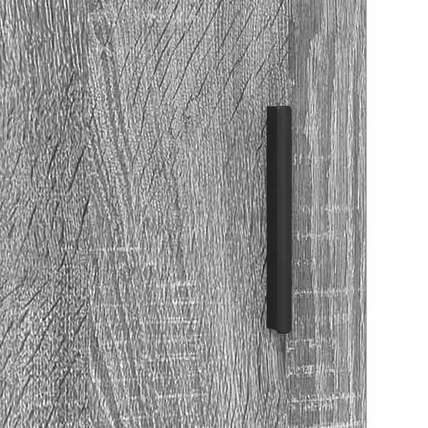 Badrumsskåpsset 4 st Grå Sonoma 40 x 36 x 181 cm