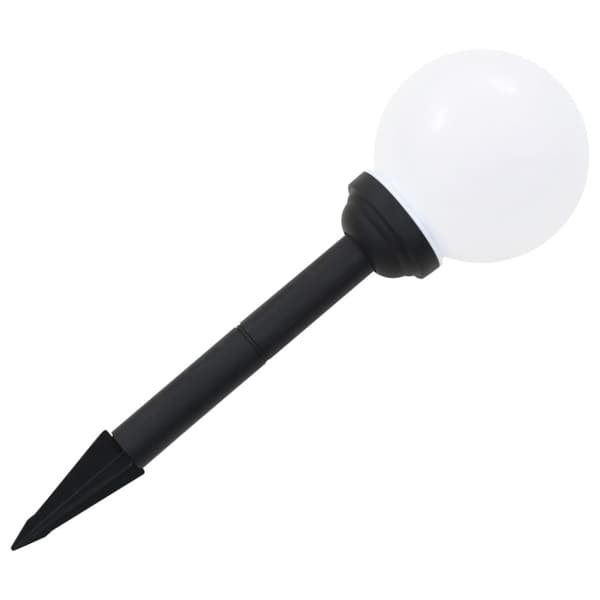 Sollampa LED set 4 st sfäriska 15 cm RGB
