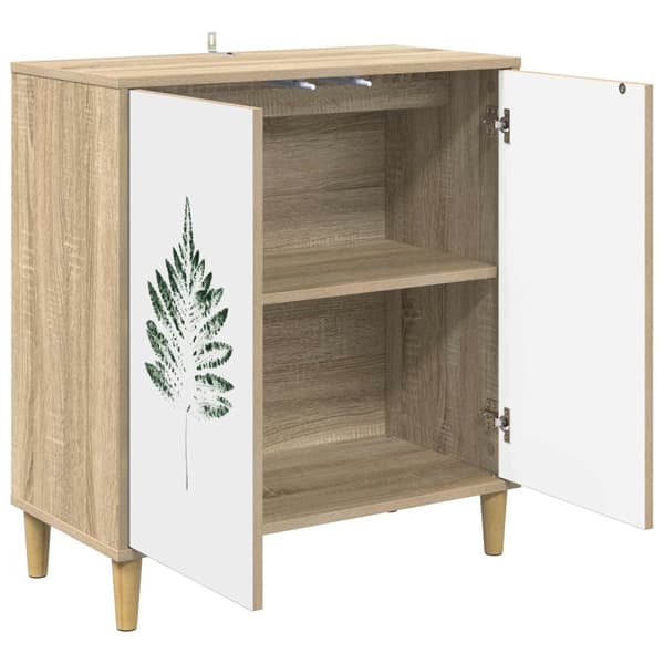 Sideboard HANAU Sonoma-ek 69 x 33 x 75 cm Konstruerat trä