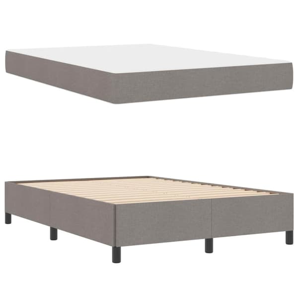 Bäddfjäder Taupe 140 x 200 cm tyg