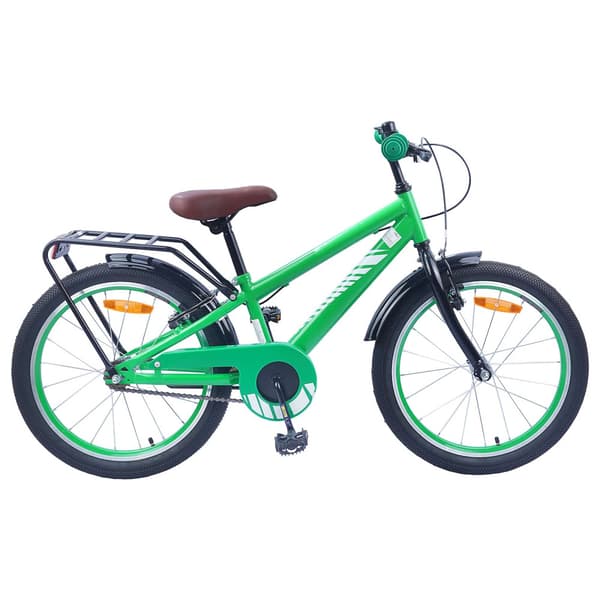 Barncykel 20 Tum för 6-11 år gamla Grön