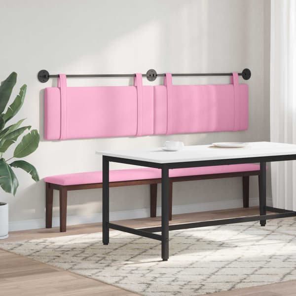 Hängande Huvudgavel Rosa tyg