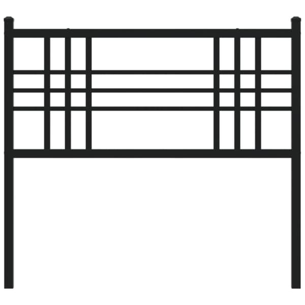 Ersättningsgavel metall svart 100 cm