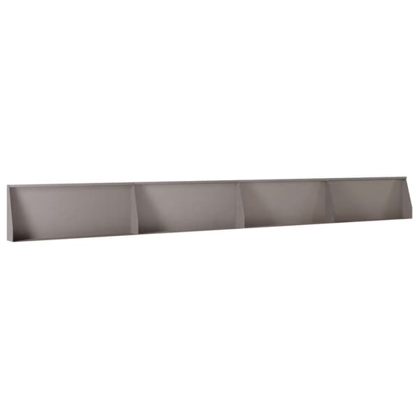 Stödvägg 4 st 100 x 12 x 50 cm Väderbeständig stål Rostig