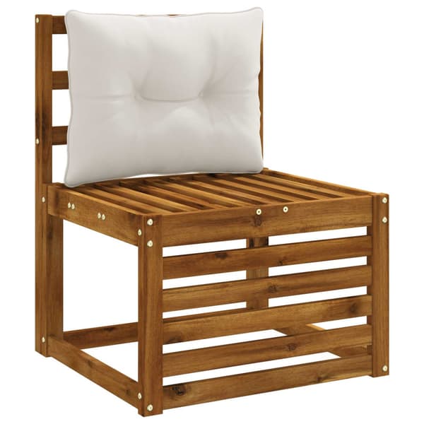 Ryggkudde PUTTEN 100% Polyester Vit 50 x 40 x 10 cm