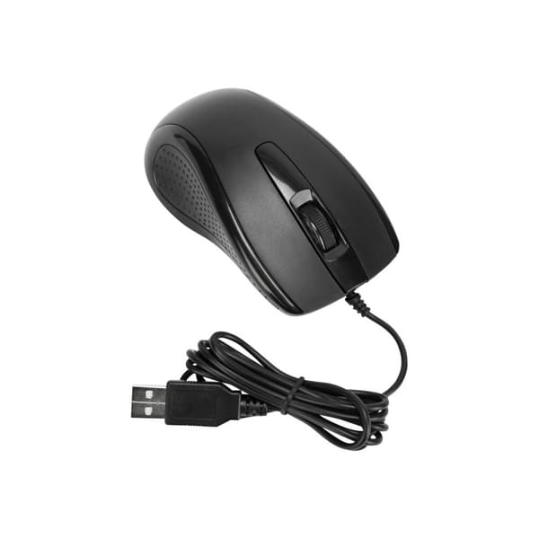 Targus Full-Size - mus - antimikrobiell - USB - svart