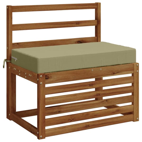 Sittkudde SOEST 100% Polyester Ljusgrön 70 x 40 x 10 cm