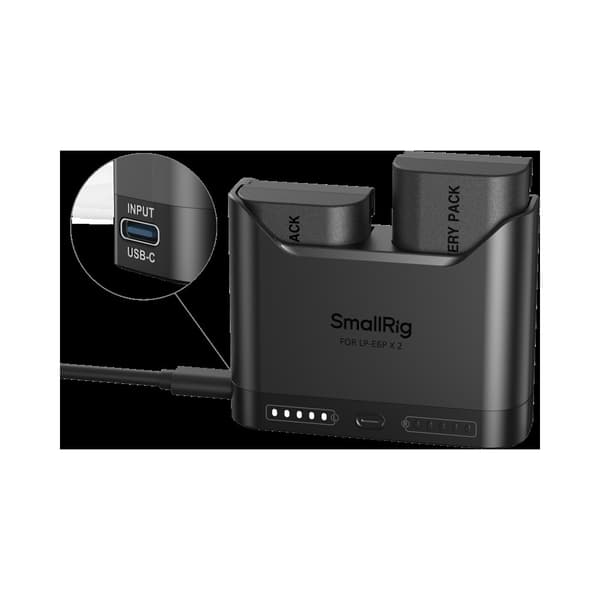 SmallRig 5484 Turbo Charging Kit for LP-E6NH Camera Batteries