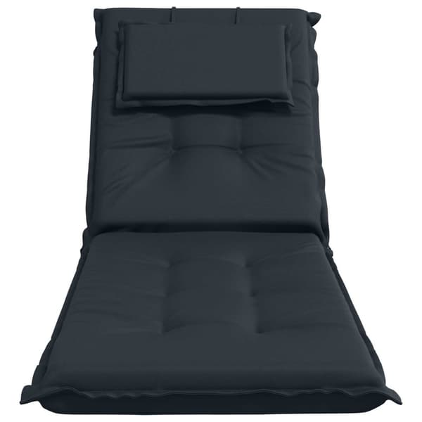Solstol Kudde GEMERT 100% Polyester Mörkblå 190 x 50 x 9 cm