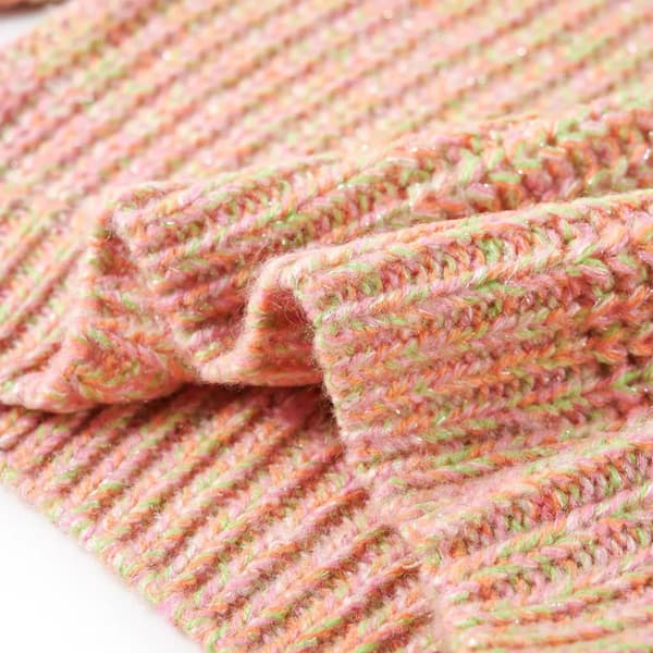 Stickad tröja för barn mjuk rosa 104