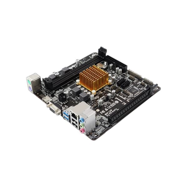 Biostar A68N-2100K - moderkort - mini ITX - AMD E1 6010