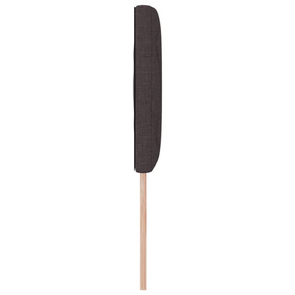 Huvudgavel Mörkbrun 160 cm tyg