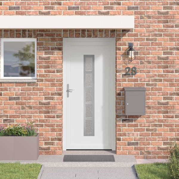 Framdörr 98 x 200 cm PVC Vit