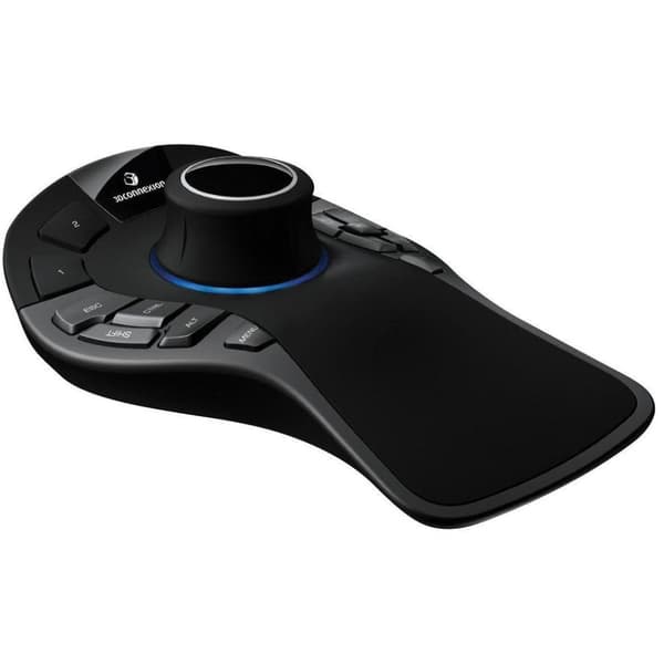 3Dconnexion SpaceMouse Pro USB Svart, Grå