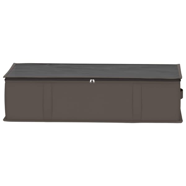 Förvaringslåda med transparent toppfönster 6 pcs Grå