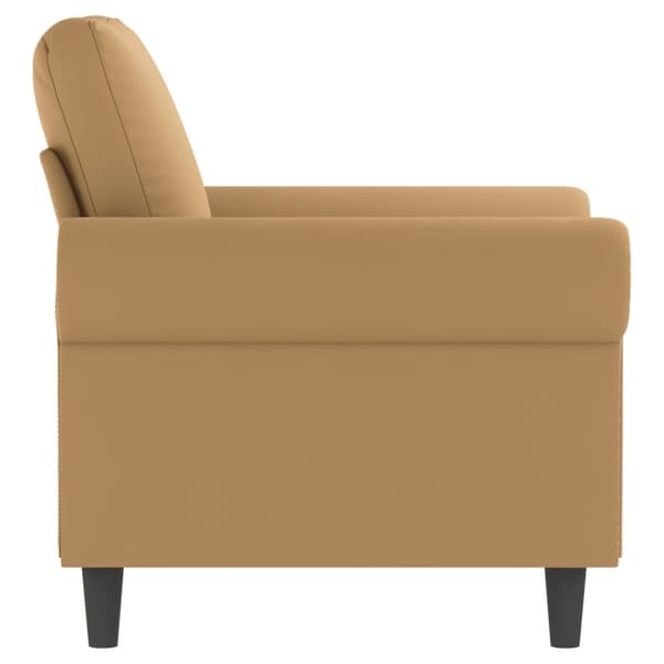 Fåtölj Brun 60 cm sammet