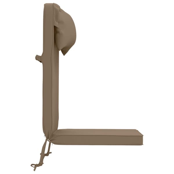 Solsängkudde 100% Polyester Taupe 55 x 124 x 5 cm