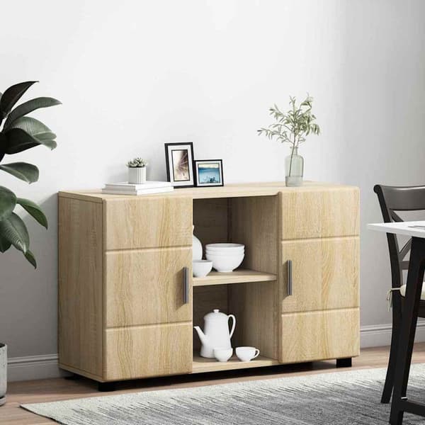 Sideboard FLORIN 88,5 x 30,5 x 55,5 cm Sonoma-ek