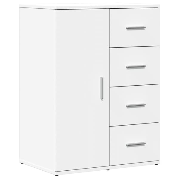 Skänkar 2 st vit 59x39x80 cm konstruerat trä