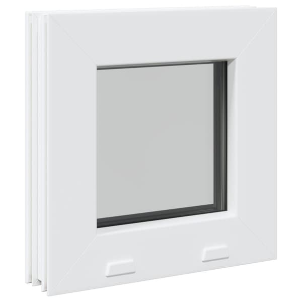 Källarfönster RISOR 35 x 35 cm PVC och glas