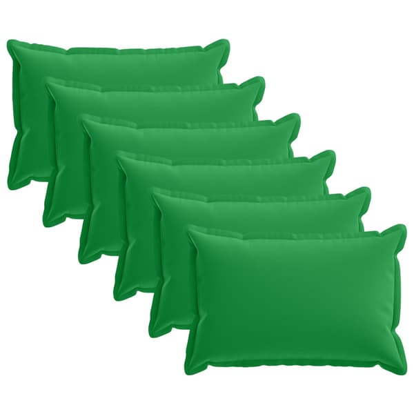 Kudde med kudde HOUTEN 6 st Grön Polyester