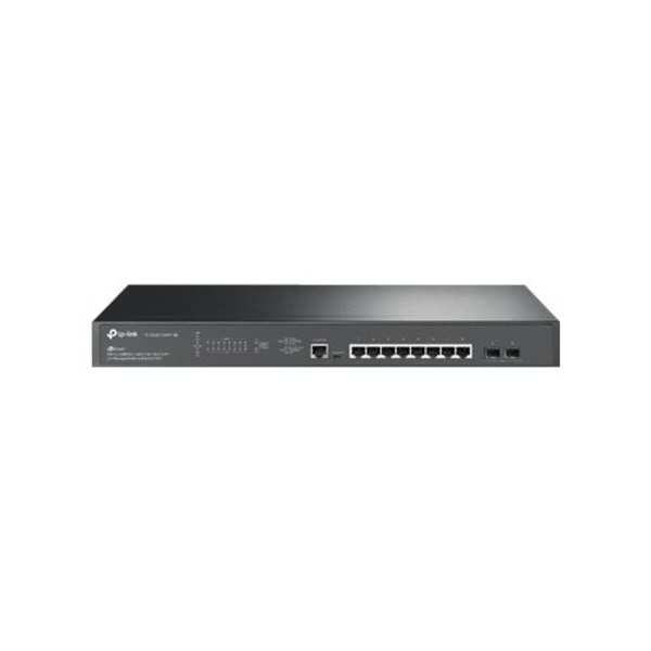 TP-Link JetStream TL-SG3210XHP-M2 V2.6 - switch - 8 portar - Administrerad - rackmonterbar Svart