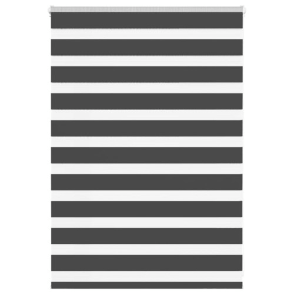 Rullgardin zebra svart 105x100 cm tyg bredd 100,9cm polyester