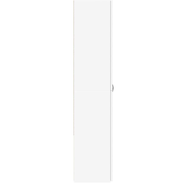 Dokumentskåp vit 60x32x153 cm konstruerat trä