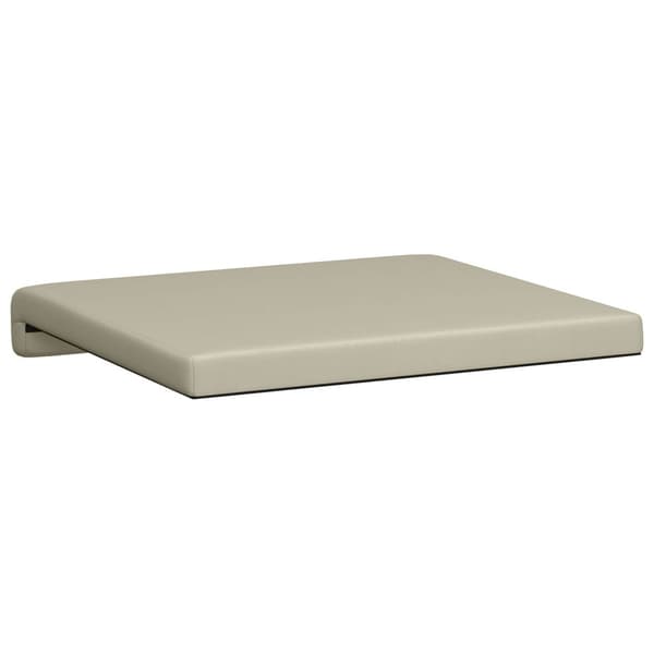 Bänk kudde 2 st Texturerad Sammet Sand Djup 35 cm