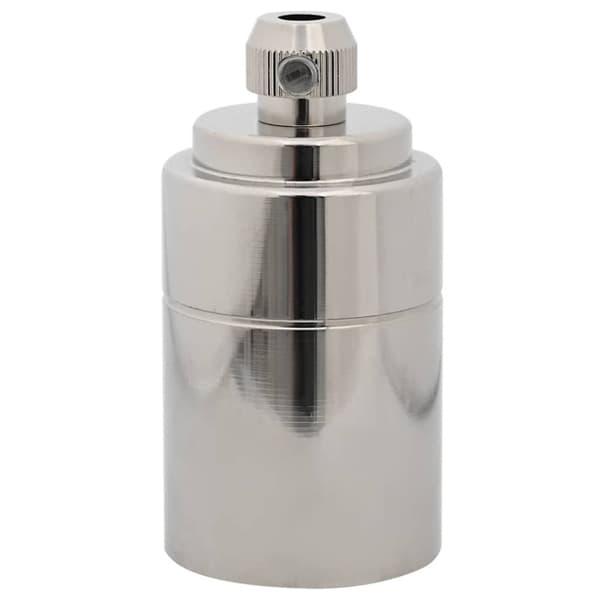 Lamphållare 2 st Satin Nickel E27