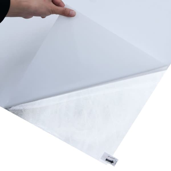 Fönsterfilm statisk frostad vit 90x2000 cm PVC