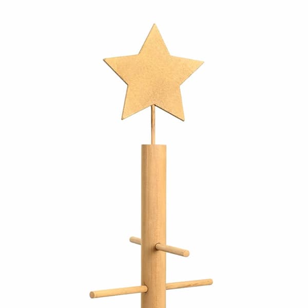 Träjulgran Brun 210 cm Bambu