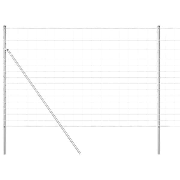 Stängselstolpe Galvaniserad 25 x 1,6 m Stål