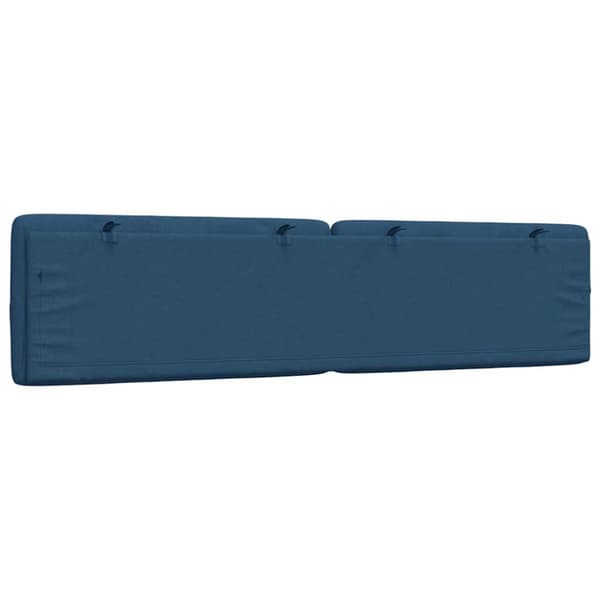 Headboard Cushion Blue 200 cm Fabric