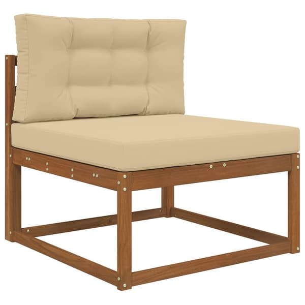 Utomhus Soffa Kudde 2 pcs Beige Polyester