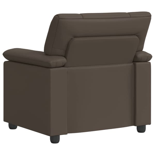 Soffa Grå 91 x 85 x 93 cm Konstläder