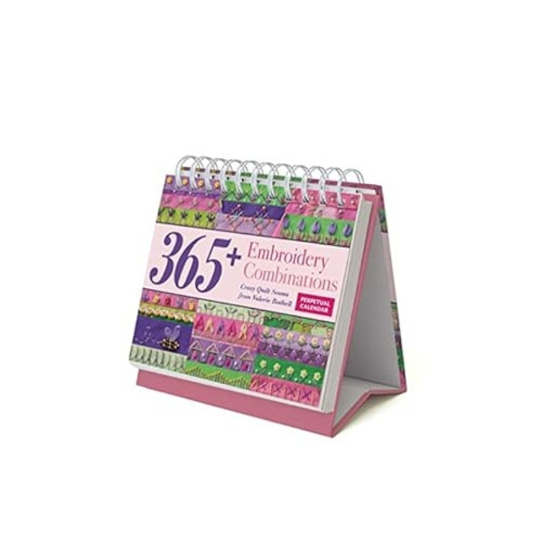 Embroidery Combinations Perpetual Calendar: 365 Crazy Quilt Seams from Valerie Bothell