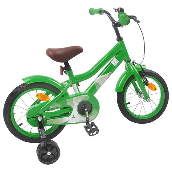 Barncykel 12 Tum för 2-4 åringar Grön