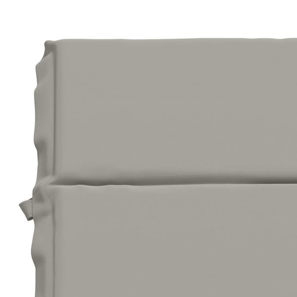 Solstol Kudde GEMERT 100% Polyester Grå 200 x 80 x 3 cm
