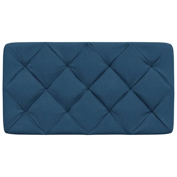 Headboard Cushion Blue 80 cm Fabric