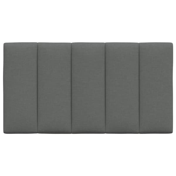 Headboard Cushion "Hanko" Dark Grey 80 cm Fabric