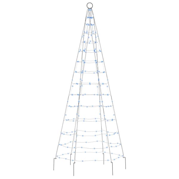 LED julgran 200 LED blå 180 cm