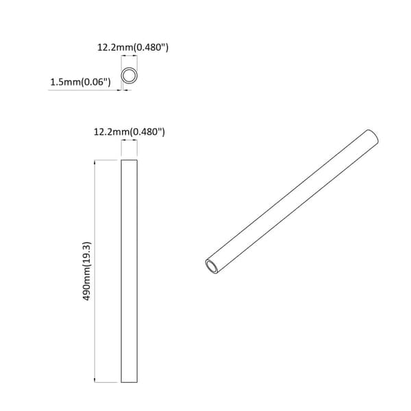PVC Rör 29 pcs Vit PP och PE
