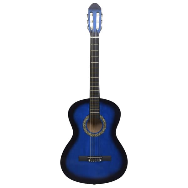 Klassisk gitarr 12 delar blå 4/4 39"