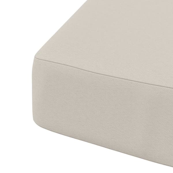 1-delad Sittkudde SOEST 100% Polyester Vit 40 x 40 x 7 cm